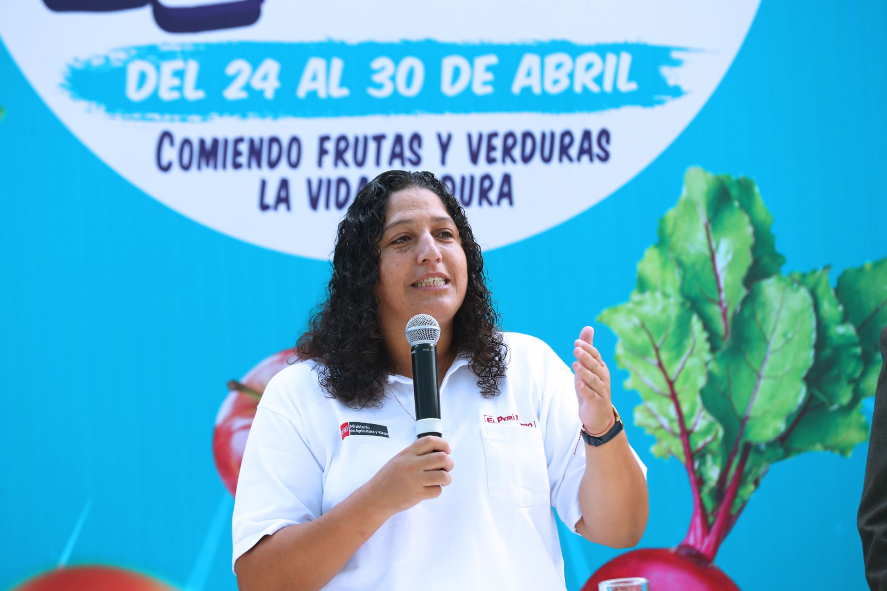 Ministra de Agricultura y Riego, Fabiola Muñoz. Foto: ANDINA/Norman Córdova