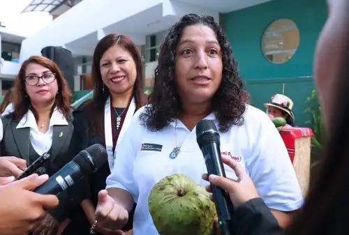 Ministra de Agricultura y Riego, Fabiola Muñoz. ANDINA/Norman Córdova
