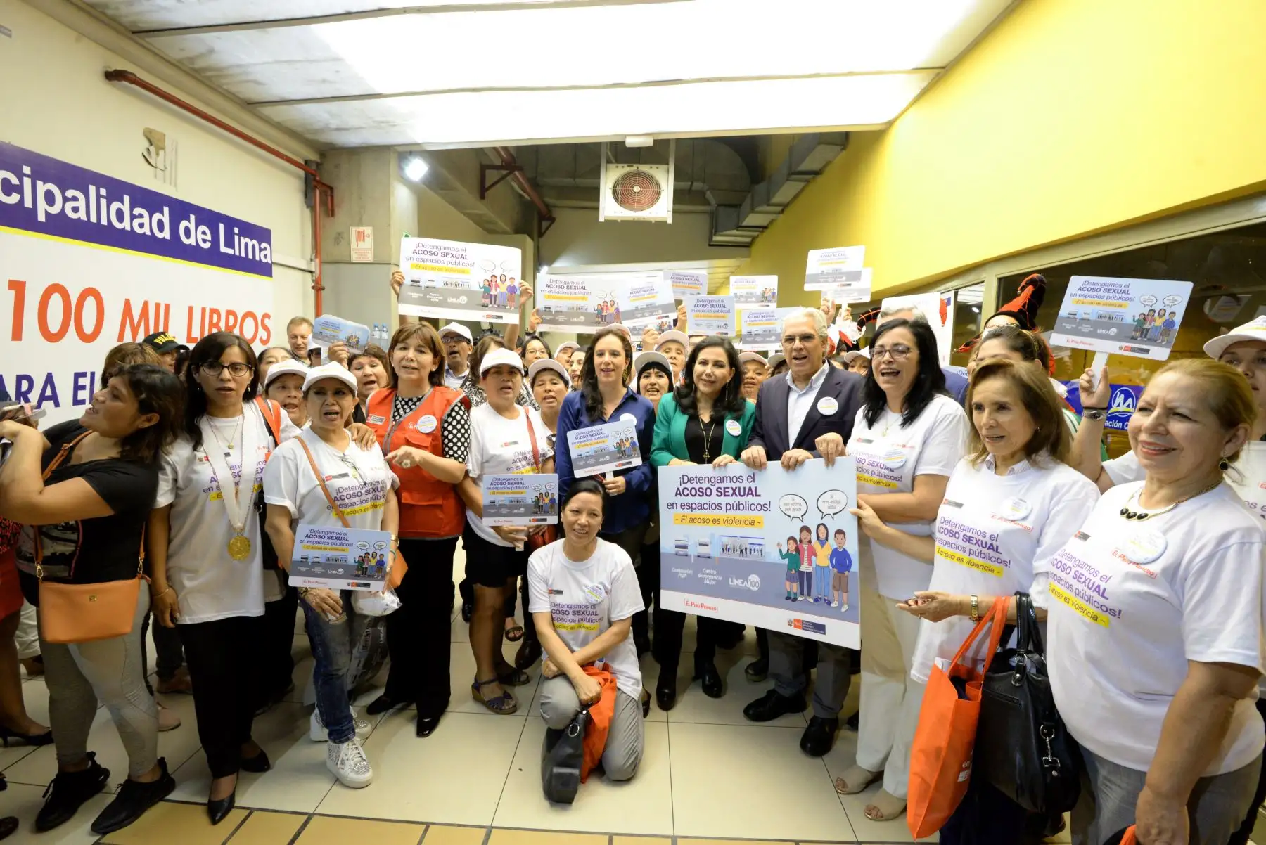 Ministerio de la Mujer y Poblaciones Vulnerables lanzó campaña “El acoso es Violencia”.
Foto: ANDINA/MIMP