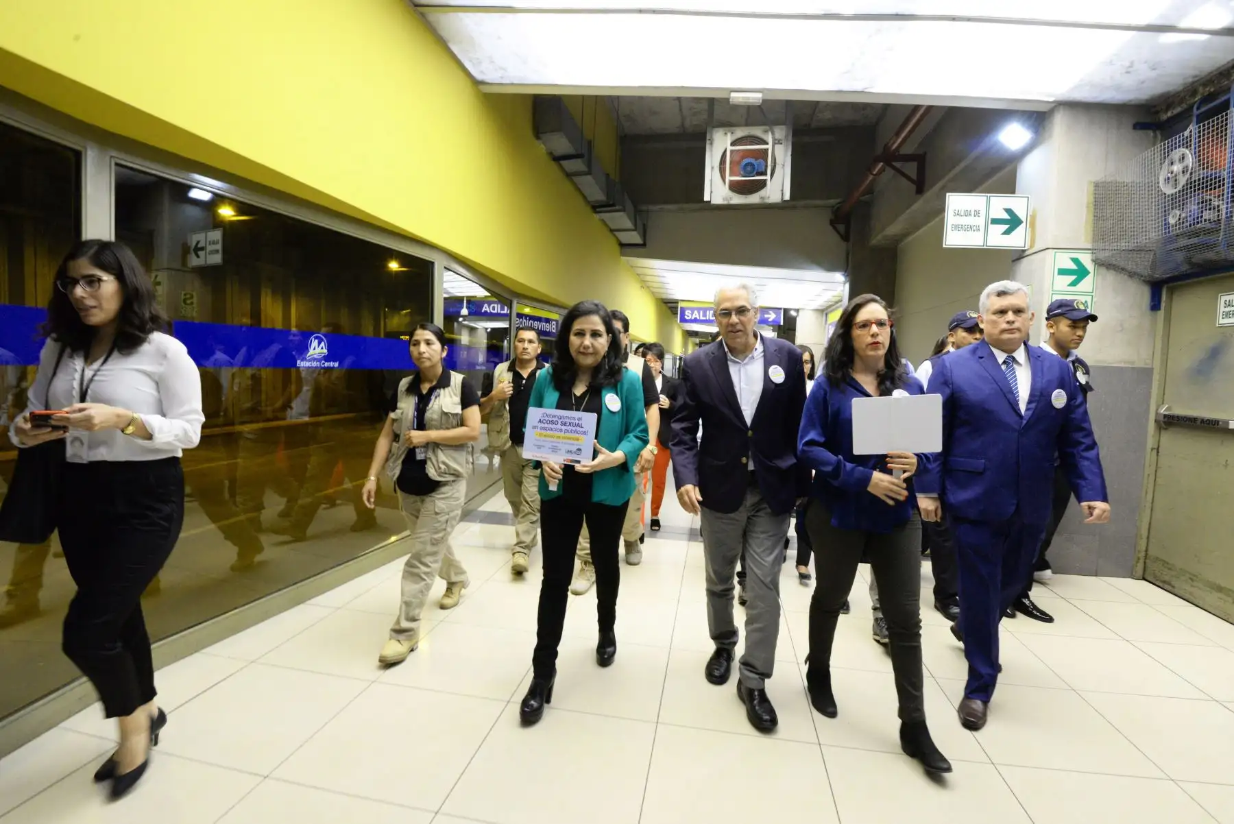 Ministerio de la Mujer y Poblaciones Vulnerables lanzó campaña “El acoso es Violencia”, con el fin de sensibilizar sobre  acoso en espacios públicos.
Foto: Difusión/ MIMP