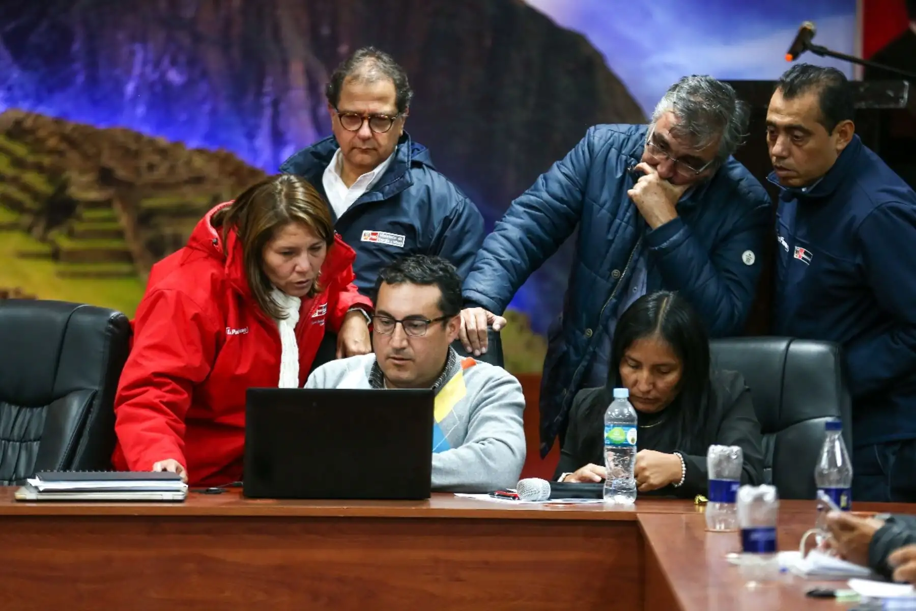 Titular del Midis, Paola Bustamente  presidió en Cusco reunión entre el Ejecutivo, autoridades y dirigentes comunales de la provincia de Chumbivilcas y representantes de la empresa minera Las Bambas.
Foto: ANDINA/MIDIS