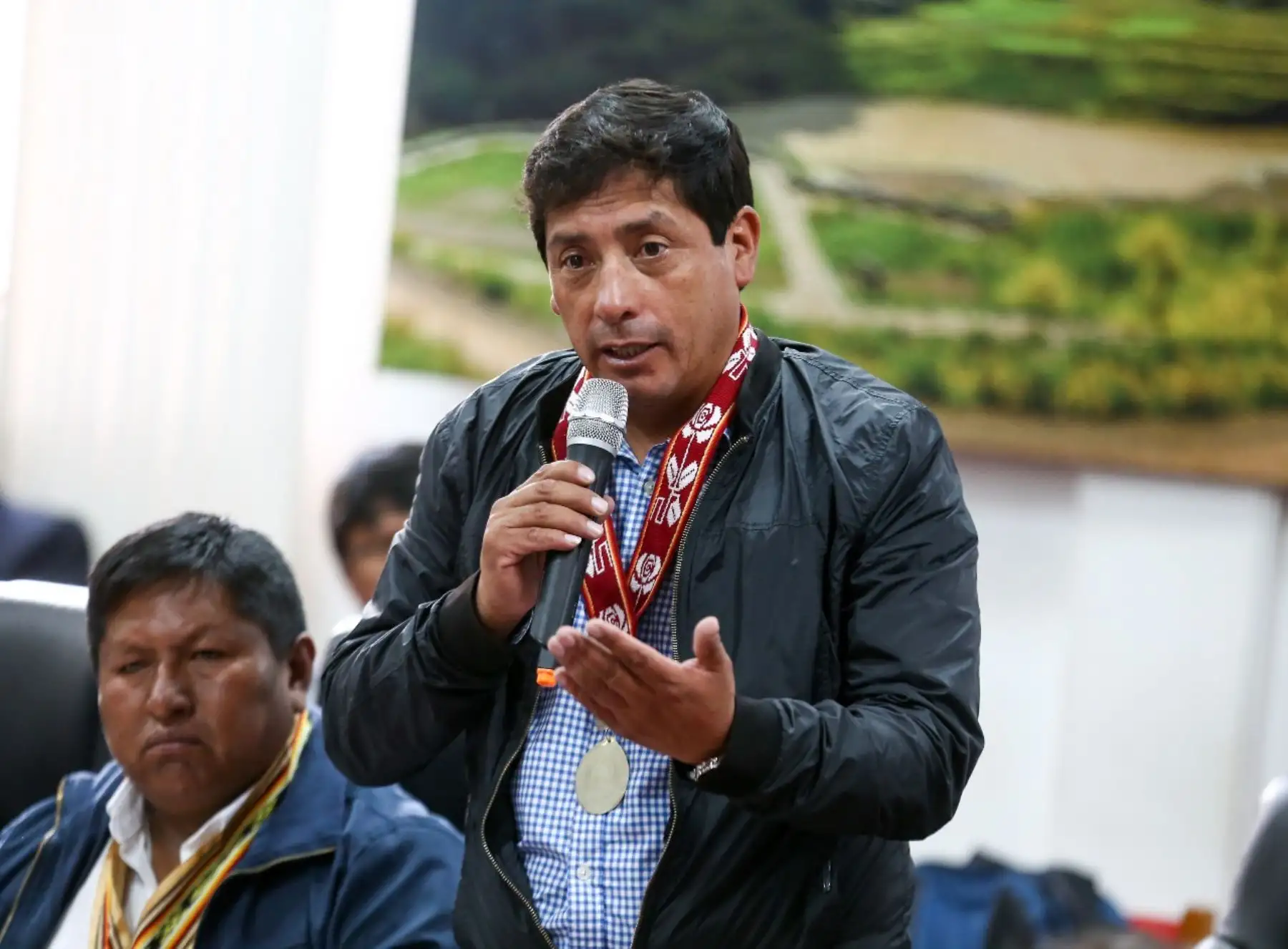 Titular del Midis, Paola Bustamente  presidió en Cusco reunión entre el Ejecutivo, autoridades y dirigentes comunales de la provincia de Chumbivilcas y representantes de la empresa minera Las Bambas.
Foto: ANDINA/MIDIS