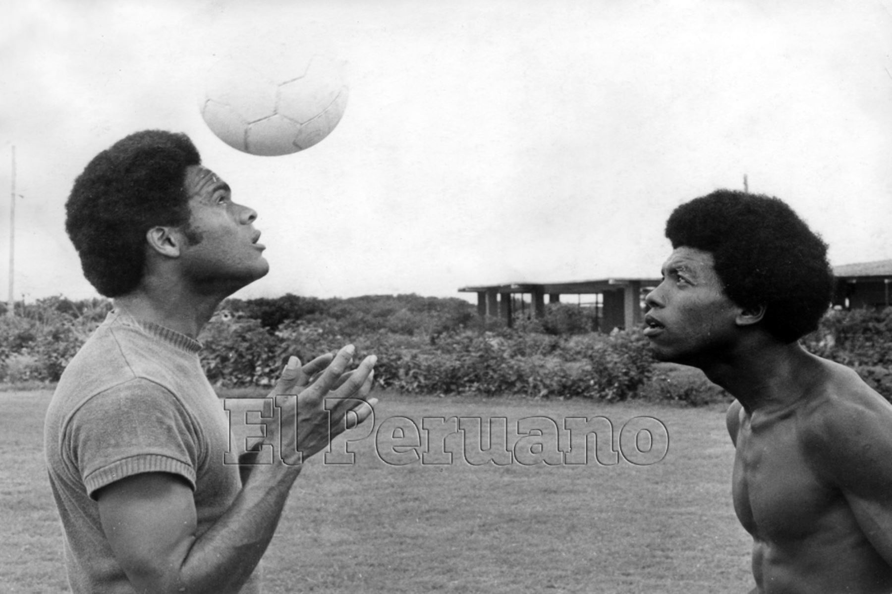 Lima - 20 enero 1973 / Juan José Muñante y Gerónimo Barbadillo.