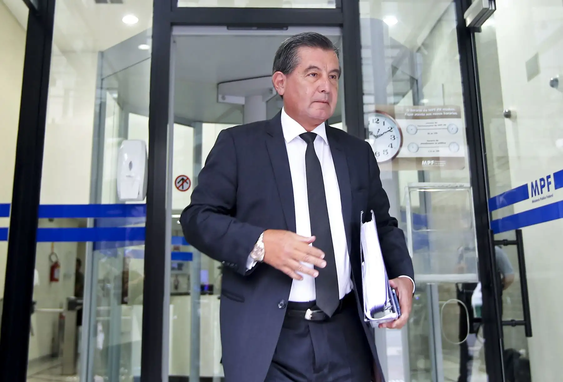 Carlos Hermoza Seminario, abogado defensor de Santiago Chau. Foto: AFP