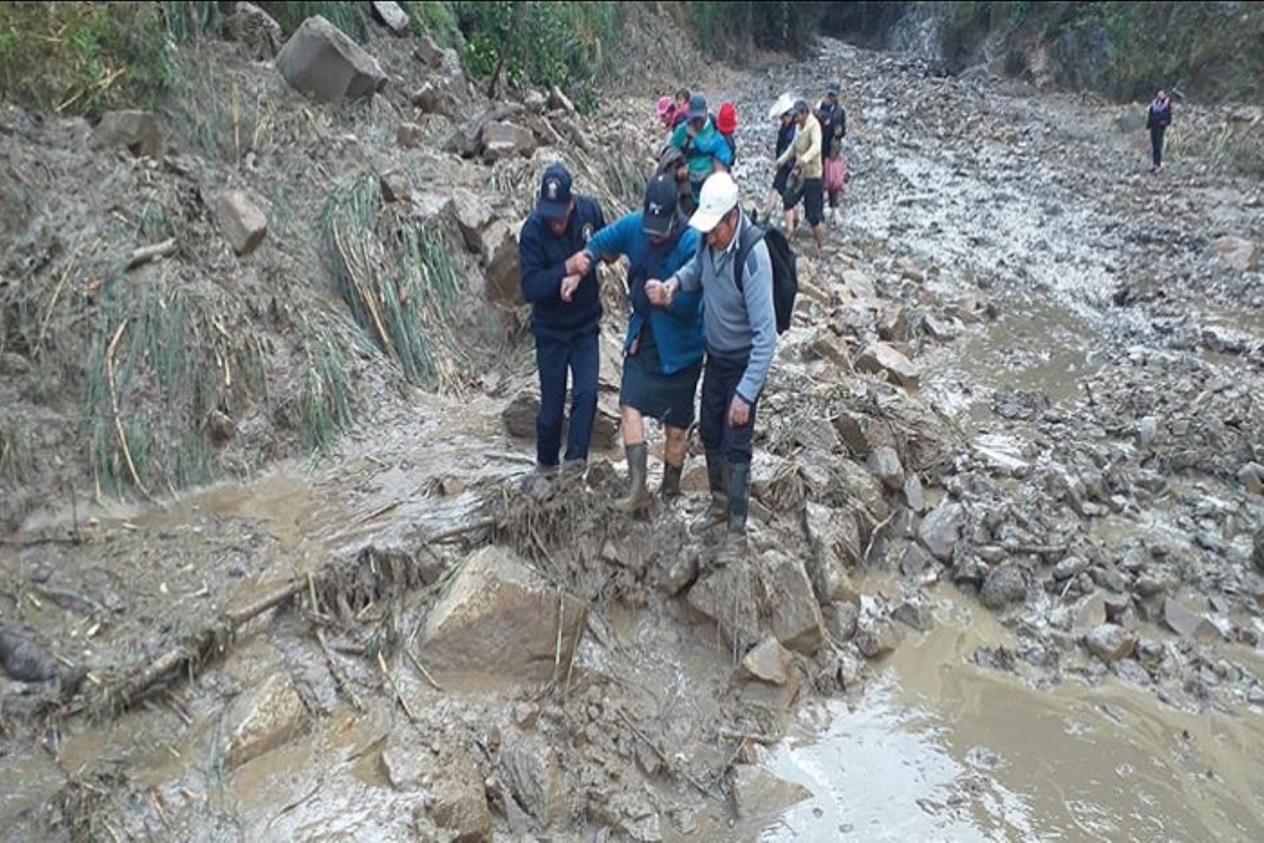 El Gobierno declaró el estado de emergencia al distrito de San Ignacio, región Cajamarca, afectado por caída de huaico. ANDINA/Difusión