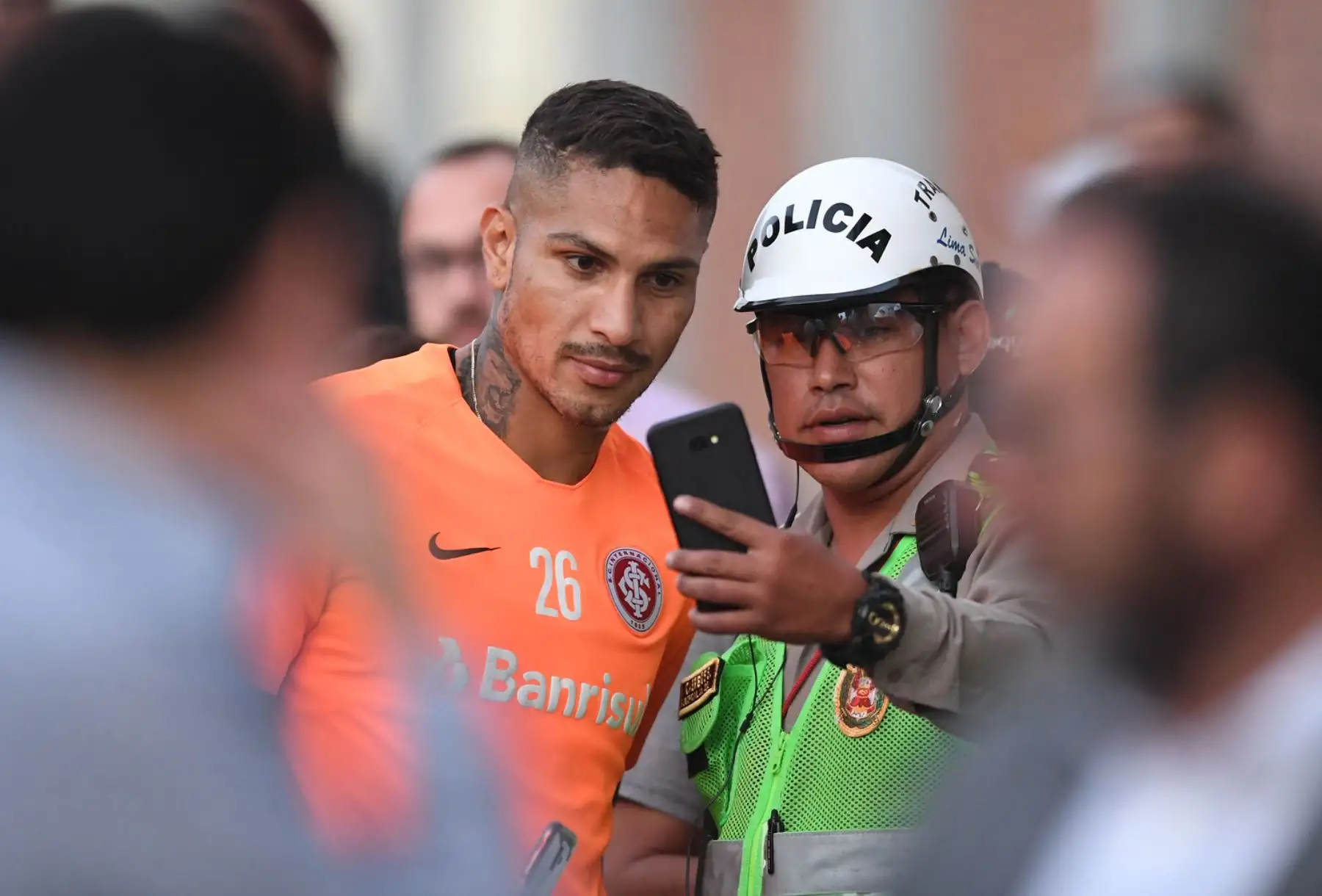 Entrenamiento del Internacional de Brasil en Lima. Foto Ricardo Duarte/Internacional