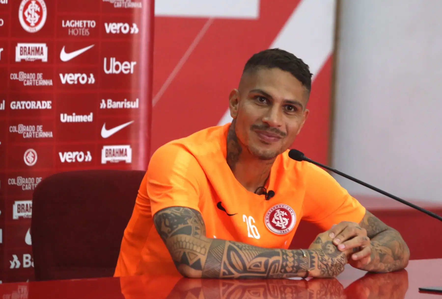 Entrenamiento del Internacional de Brasil en Lima. Foto Ricardo Duarte/Internacional