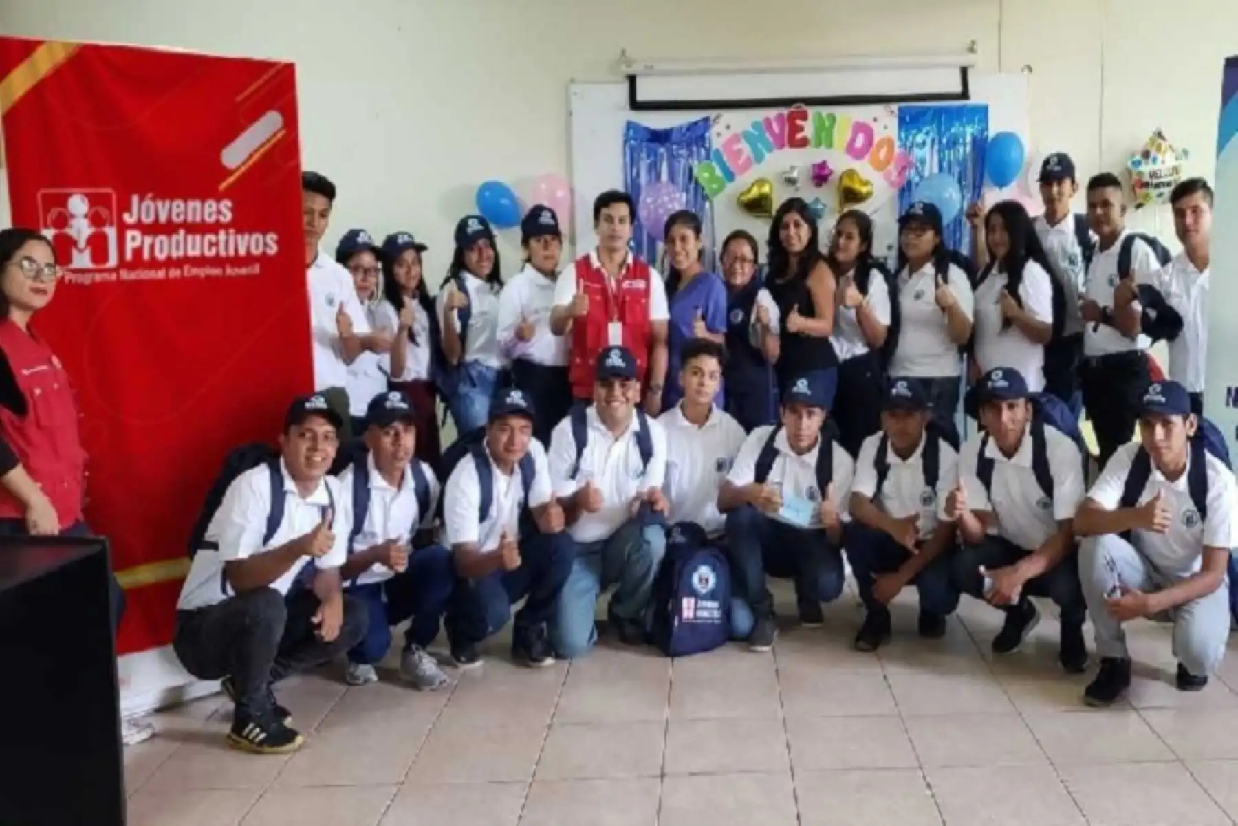 Un total de 80 jóvenes en condición de pobreza y vulnerabilidad de Lambayeque reciben capacitación técnico productiva a través del Programa Jóvenes Productivos del Ministerio de Trabajo y Promoción del Empleo (MTPE), para que puedan desarrollarse laboralmente como operarios de producción en general en empresas formales de dicho departamento.