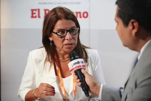 Country manager Perú de Microsoft, Giovanna Cortez. Foto: ANDINA/Melina Mejía