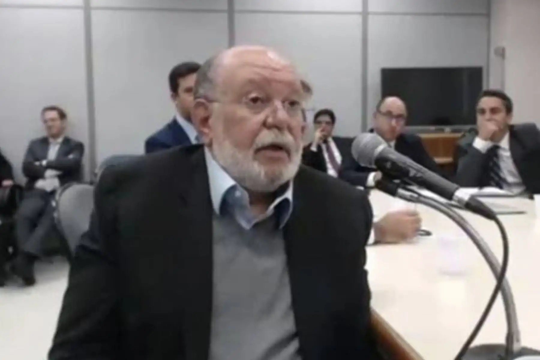 Expresidente de OAS Leo Pinheiro. Foto: Captura TV.