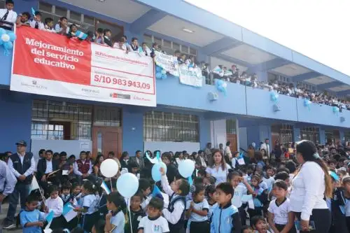Ministerio de Educación inaugura nuevo colegio en Chincha que beneficia a más de 700 estudiantes de esa provincia. ANDINA/Difusión
