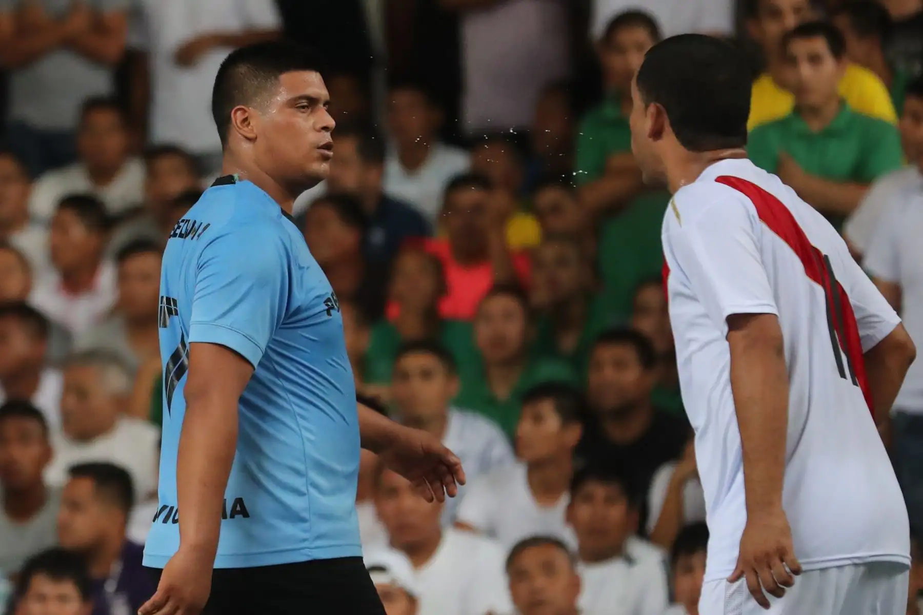 Reclusos del penal de Lurigancho disputan la final del campeonato Copa América Lurigancho 2019, organizado por el INPE. Foto: ANDINA/Juan Carlos Guzmán Negrini.
