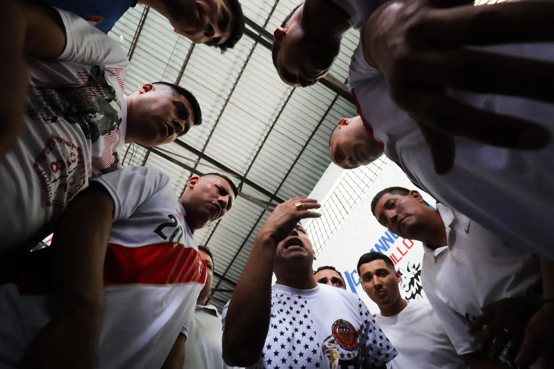Reclusos del penal de Lurigancho disputan la final del campeonato Copa América Lurigancho 2019, organizado por el INPE. Foto: ANDINA/Juan Carlos Guzmán Negrini.