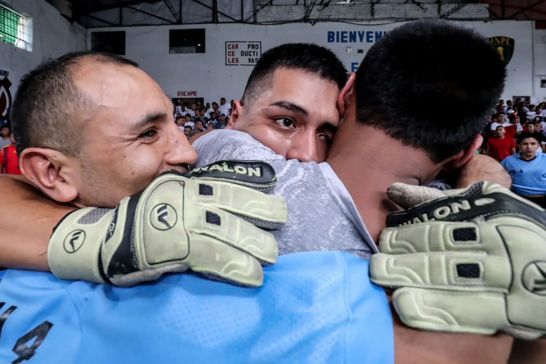 Reclusos del penal de Lurigancho disputan la final del campeonato Copa América Lurigancho 2019, organizado por el INPE. Foto: ANDINA/Juan Carlos Guzmán Negrini.
