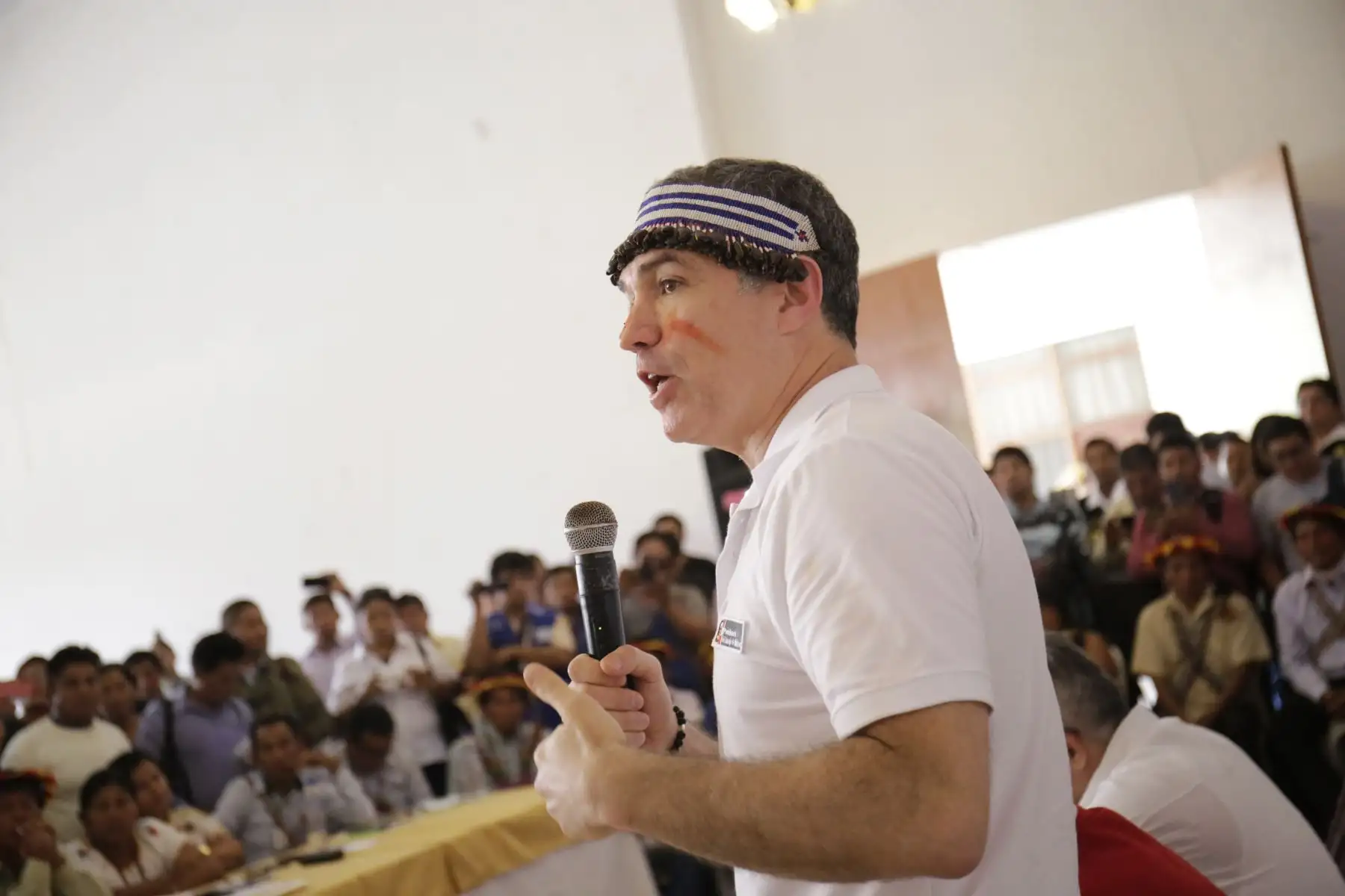 Presidente del Consejo de Ministros se reúne con representantes de las comunidades de las cinco cuencas de Loreto.Foto:ANDINA/PCM