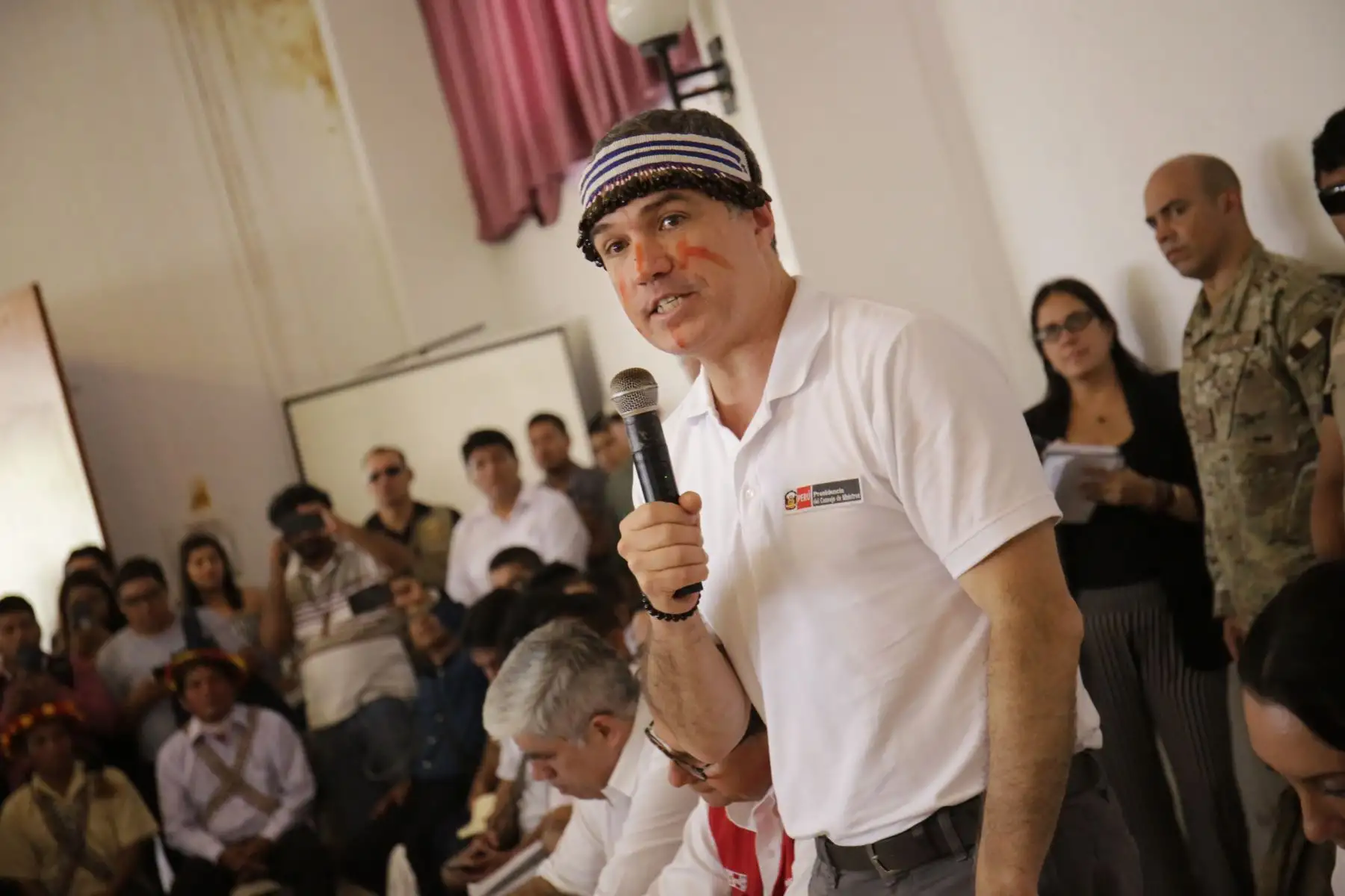 Presidente del Consejo de Ministros se reúne con representantes de las comunidades de las cinco cuencas de Loreto.Foto:ANDINA/PCM