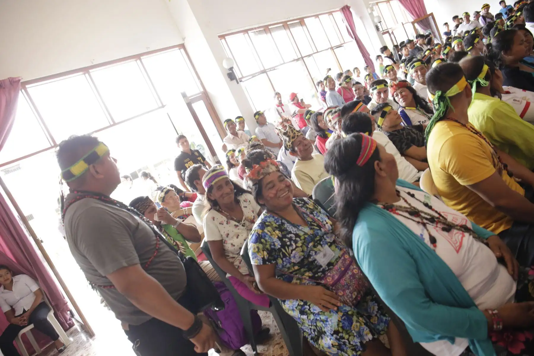 Presidente del Consejo de Ministros se reúne con representantes de las comunidades de las cinco cuencas de Loreto.Foto:ANDINA/PCM