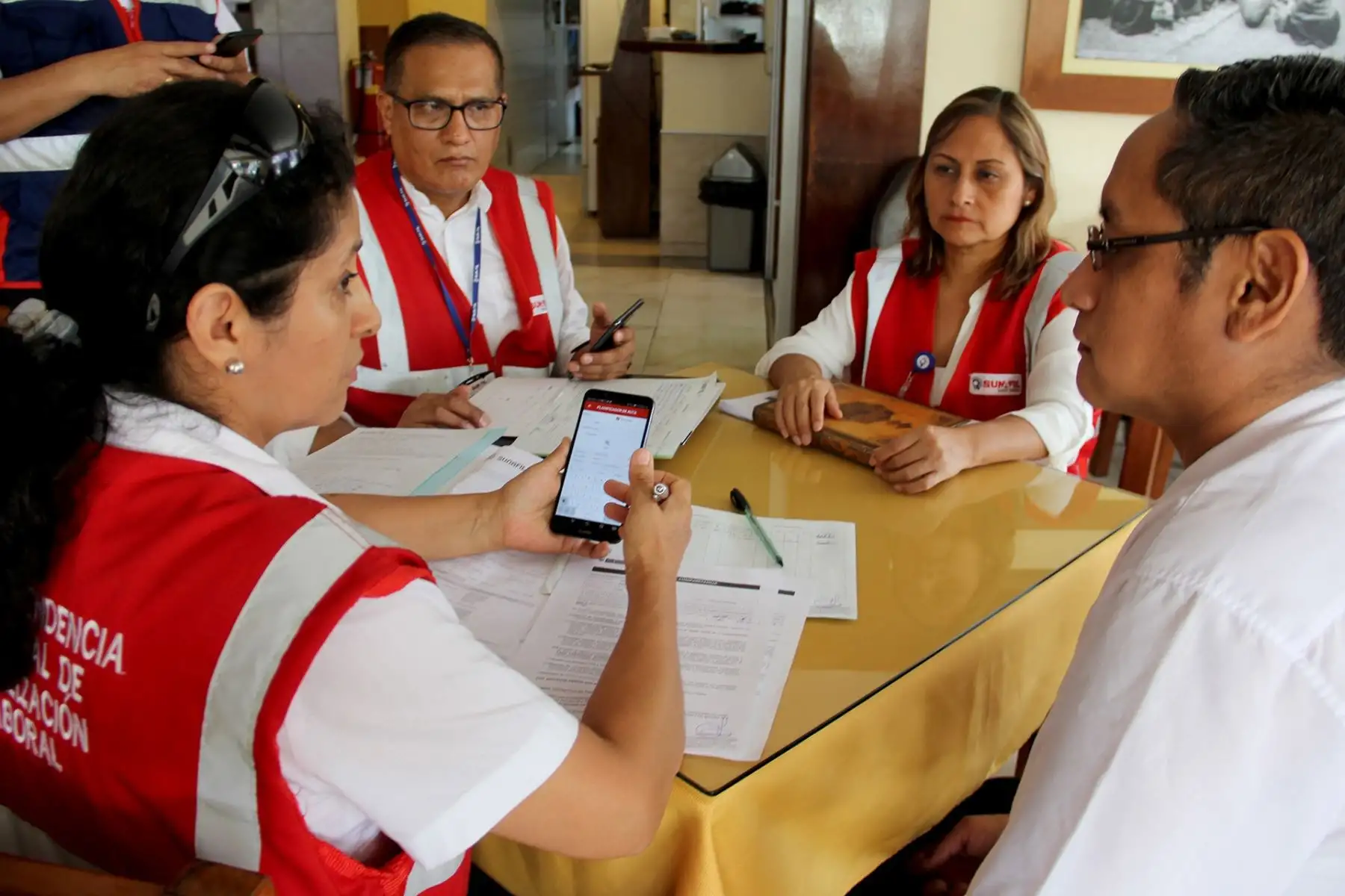 Inspectores de Sunafil. Foto: ANDINA/Difusión