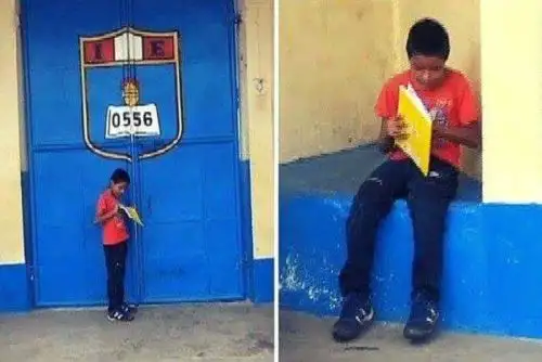 Como un ejemplo de puntualidad ha sido calificado Rafael More Tuesta, de 10 años de edad y quien cursa el cuarto grado de primaria en el colegio Bernabé Guride de Tarapoto, en la región San Martín, ya que llega a su colegio 2 horas antes del horario de ingreso. Este caso sorprende a profesores y compañeritos, debido a que él camina más de una hora desde su vivienda.