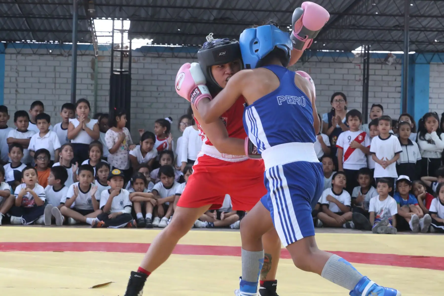 Lima 2019 promociona el Boxeo y la Lucha Libre, en el Coliseo Miguel Grau del Callao, sede de los Juegos Panamericanos.Foto: ANDINA/Juan Carlos Guzmán
