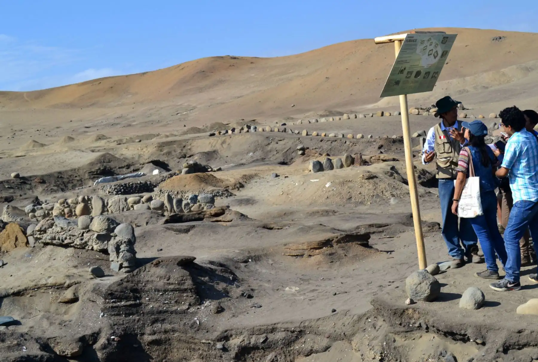 Sitio Arqueológico Áspero, la Ciudad Pesquera de la Civilización Caral. Foto: ANDINA/Archivo