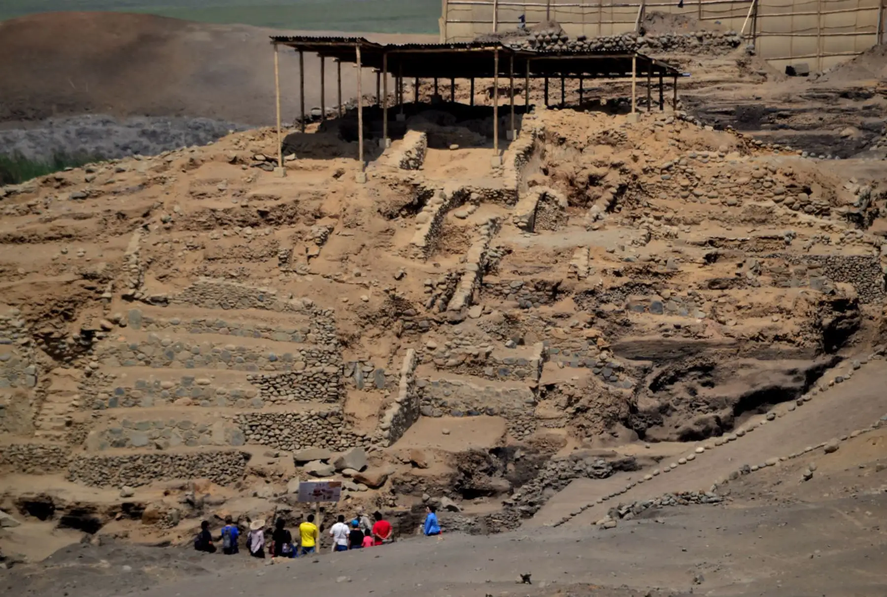 Sitio Arqueológico Áspero, la Ciudad Pesquera de la Civilización Caral. Foto: ANDINA/Diana Marcelo