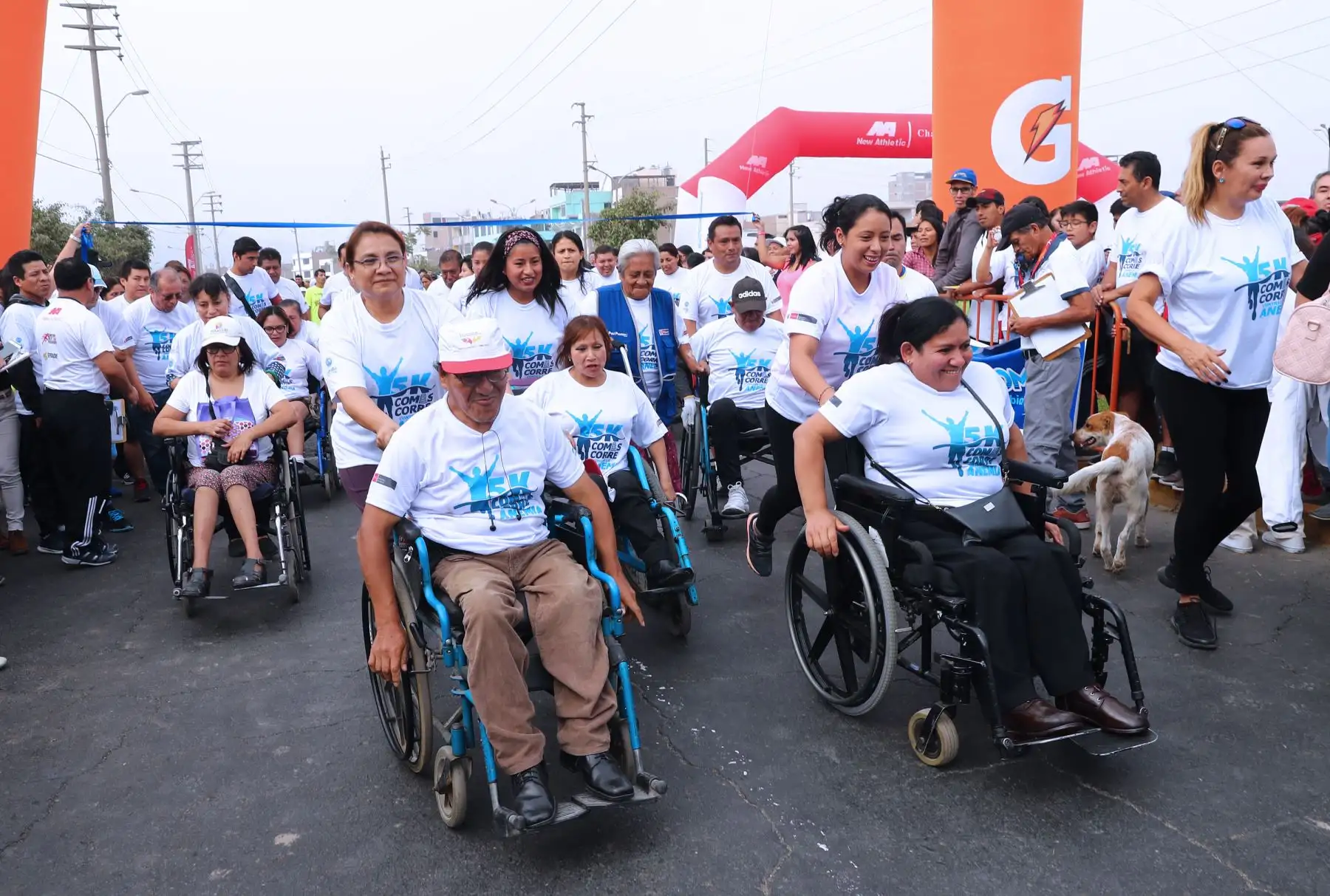 Ministra de Salud, Zulema Tomás participa en inauguración de la Carrera 5K como parte de la Cruzada contra la anemia en Comas .Foto: ANDINA/Norman Córdova