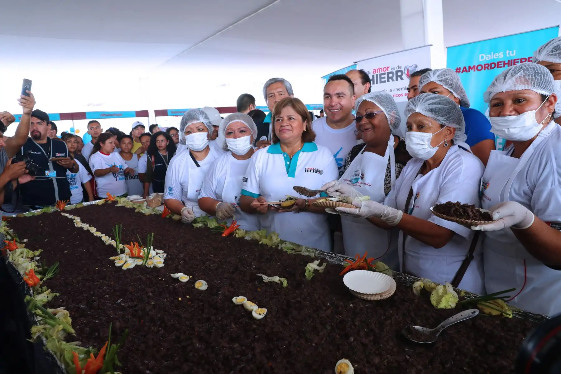 Ministra de Salud, Zulema Tomás participa en inauguración de la Carrera 5K como parte de la Cruzada contra la anemia en Comas .Foto: ANDINA/Norman Córdova