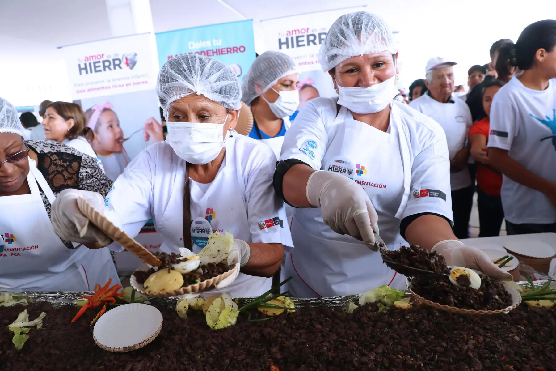Ministra de Salud, Zulema Tomás participa en inauguración de la Carrera 5K como parte de la Cruzada contra la anemia en Comas .Foto: ANDINA/Norman Córdova