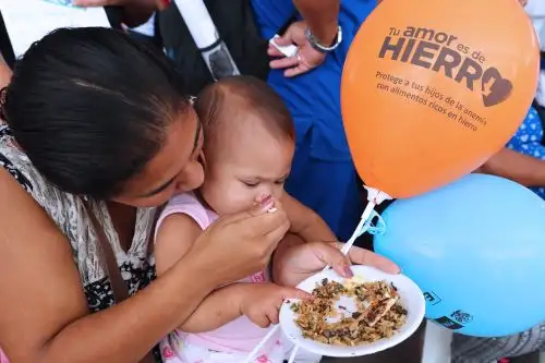 Región Ucayali articula acciones para reducir anemia del 59% al 20% al año 2022. ANDINA/Norman Córdova