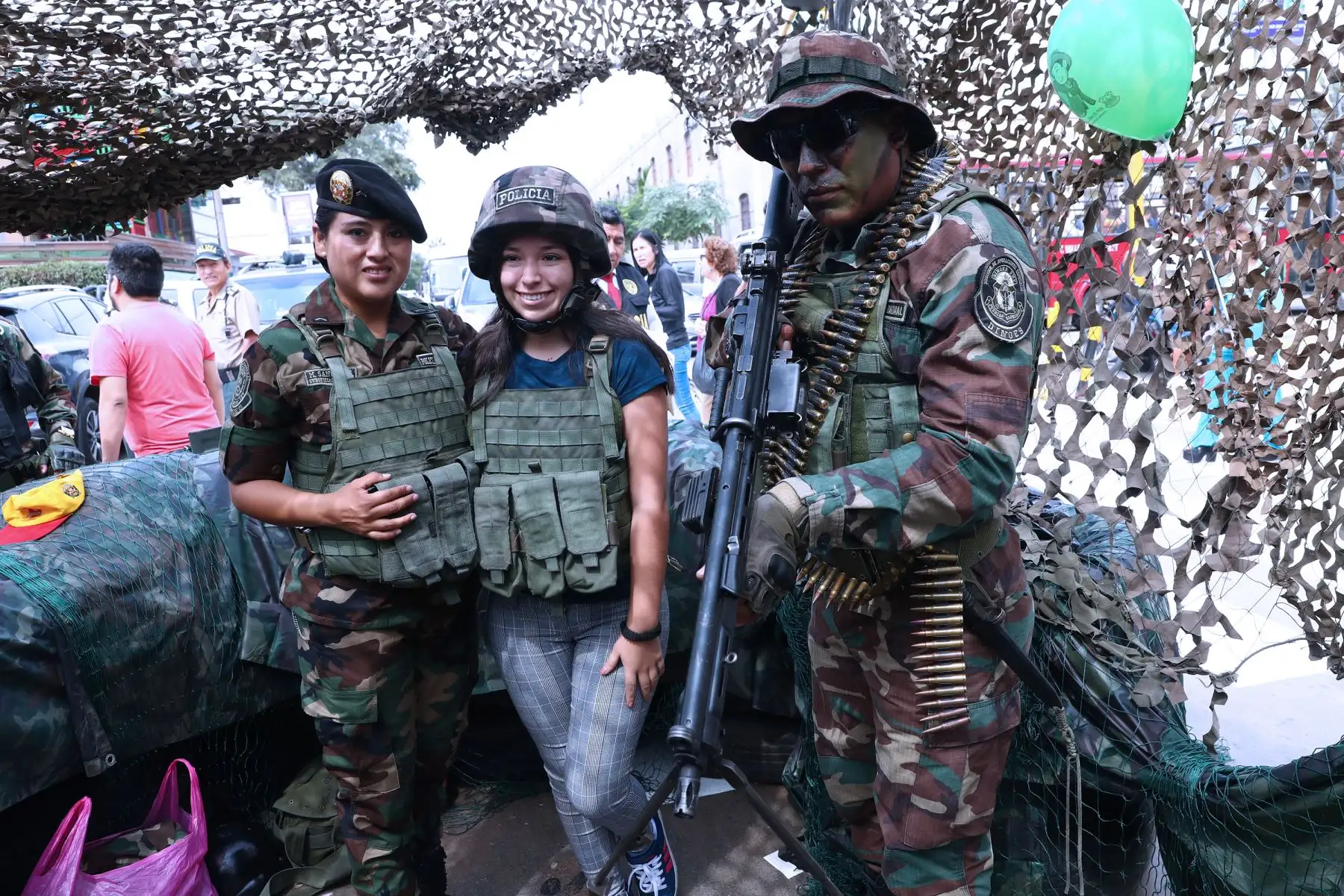 Feria Temática Informativa de la PNP, que tiene por finalidad dar a conocer los programas preventivos que tiene la PNP ante  la ciudadanía .Foto: ANDINA/Norman Córdova