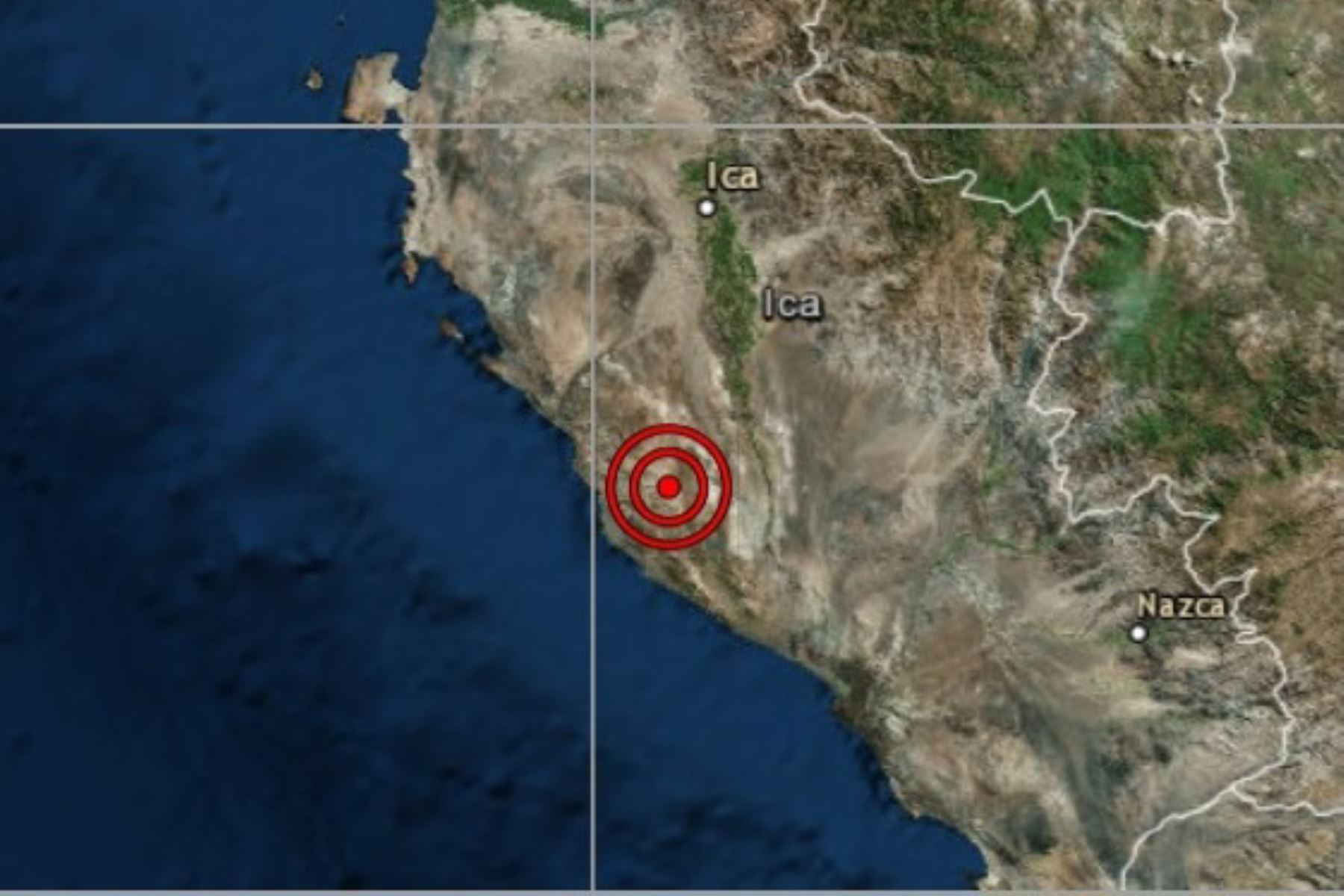 Esta tarde se registró un movimiento telúrico de magnitud 4.5 en la región Ica. Foto: ANDINA/Difusión