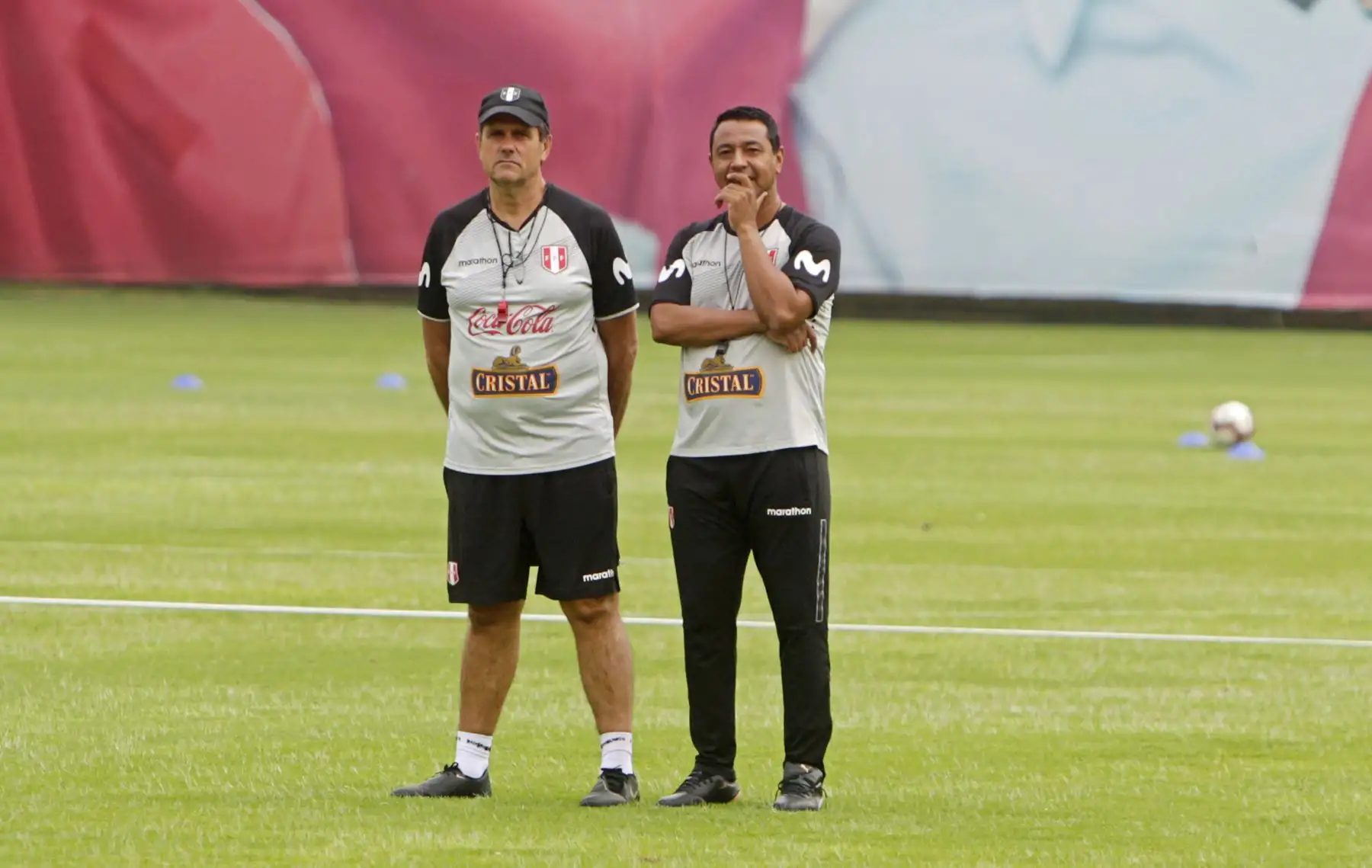 La Selección Peruana de Fútbol Sub 23 inició sus entrenamientos para afrontar los Juegos Panamericanos Lima 2019 bajo la dirección técnica de Nolberto Solano.
Foto: Lima 2019