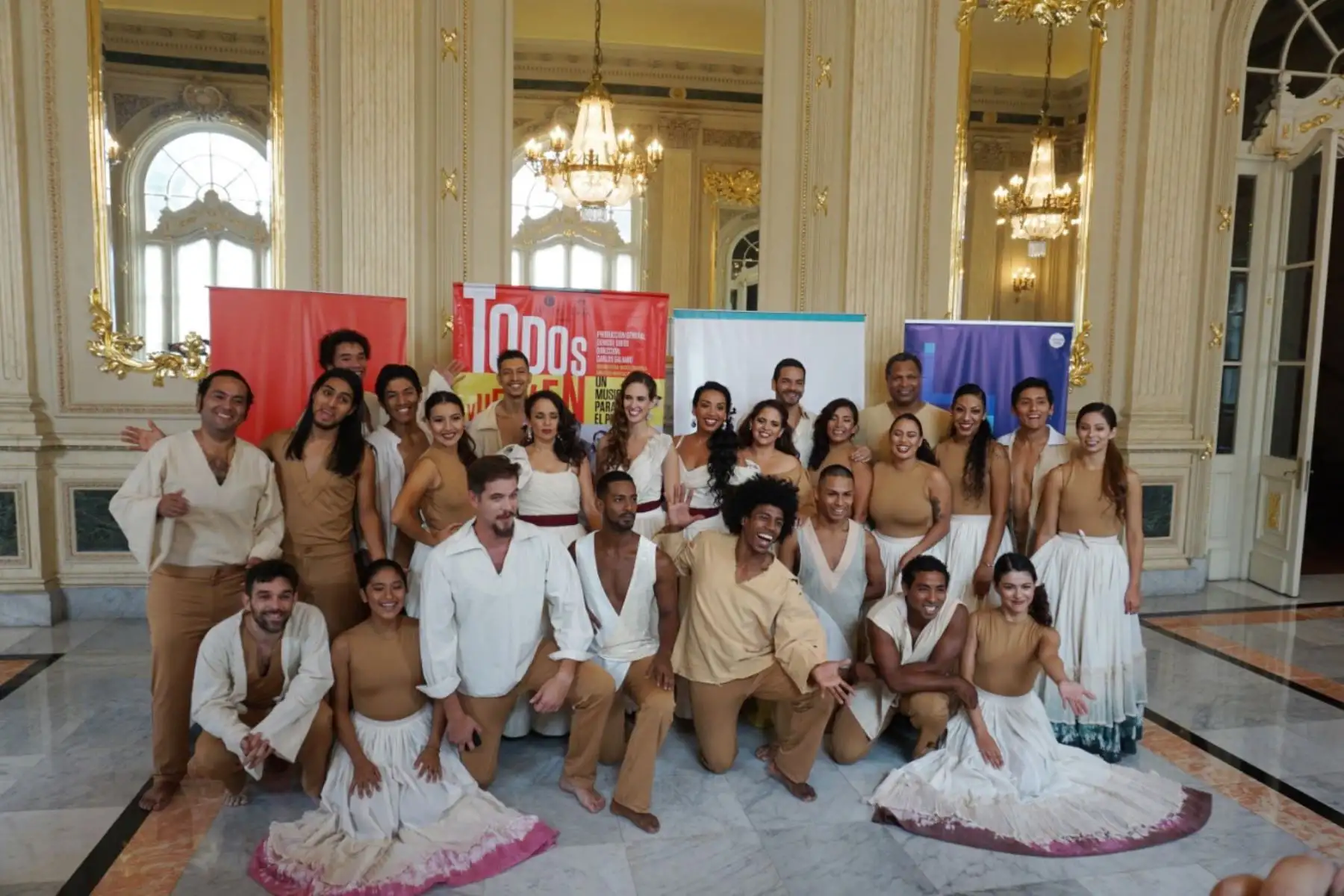 Se estrena obra teatral musical "Todos Vuelven" en el Teatro Municipal. Foto: ANDINA