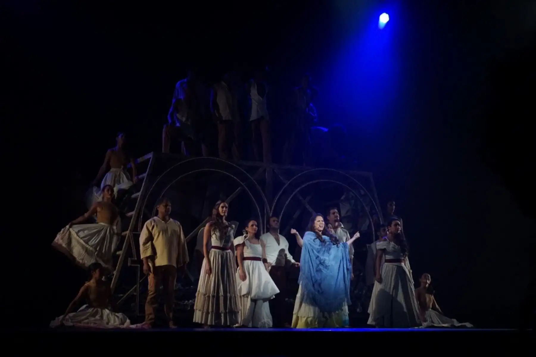Se estrena obra teatral musical "Todos Vuelven" en el Teatro Municipal. Foto: ANDINA