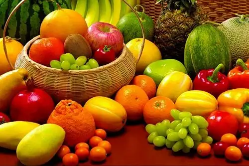 El consumo de frutas y verduras conserva la buena salud.
