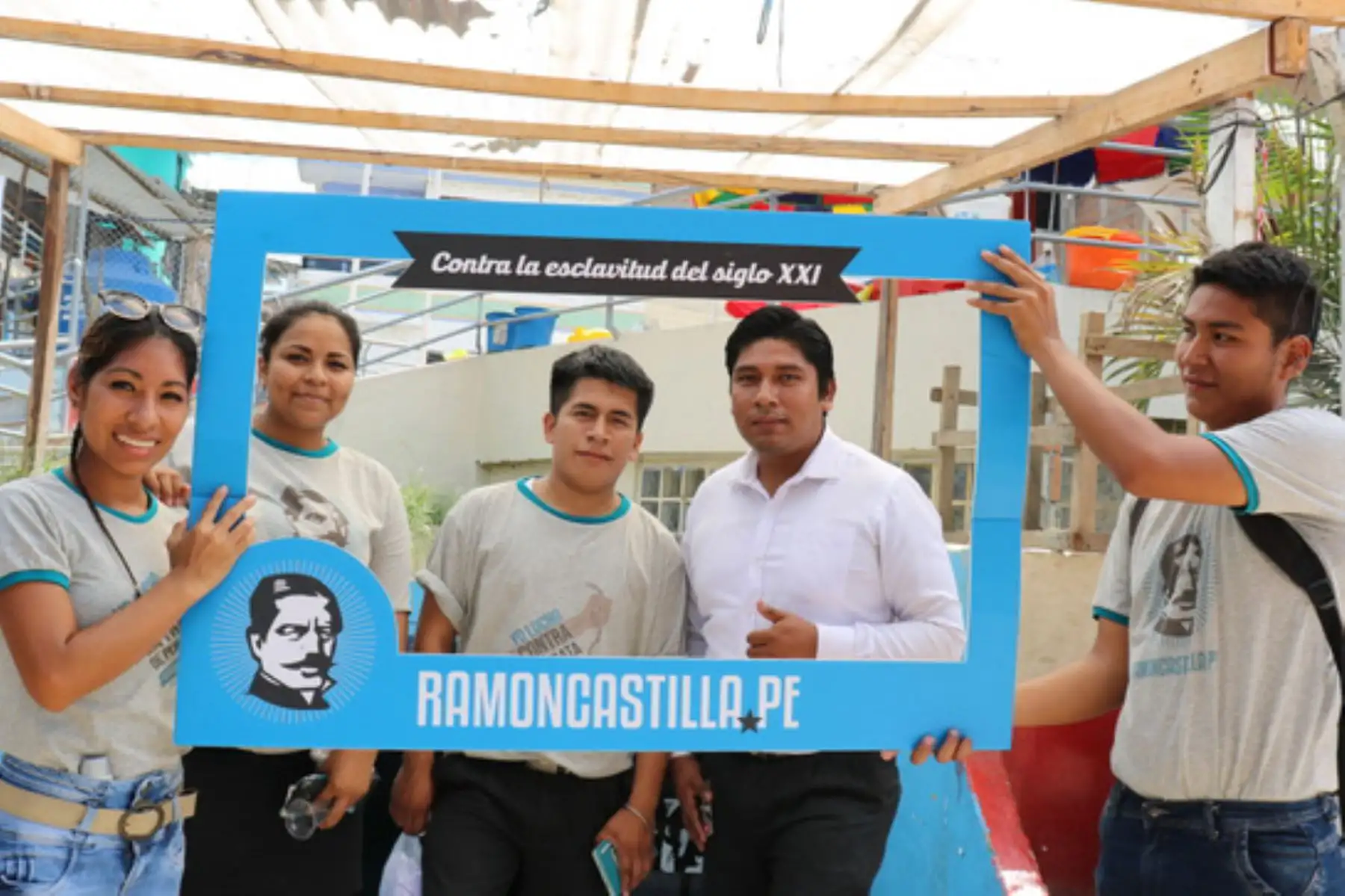 La “Caravana contra la trata: Tumbes, infórmate y lucha” partió en Huaquillas (Ecuador) y recorrió diversos puntos de Tumbes.