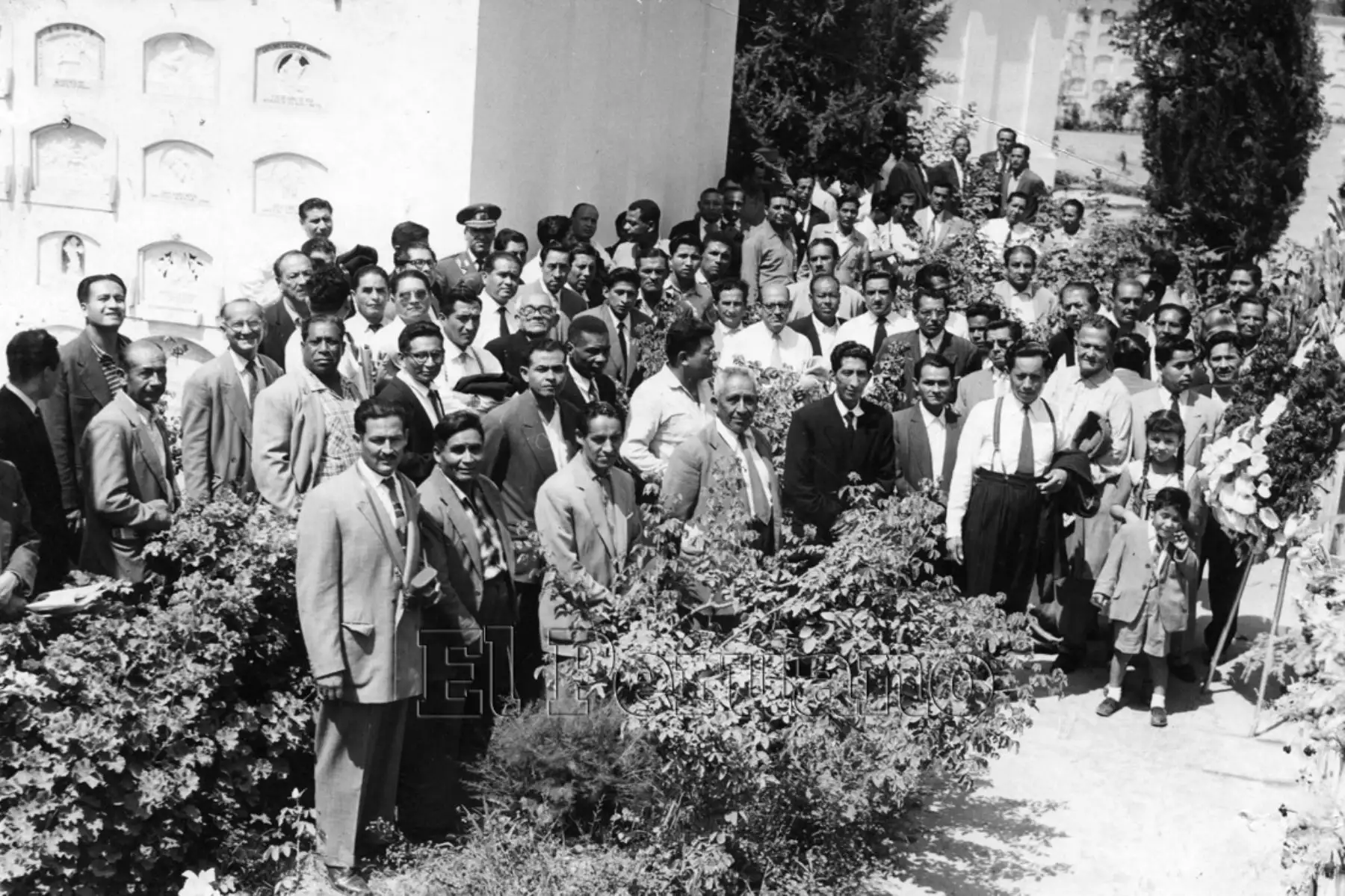 Lima - 1° mayo 1959 / Homenaje a dirigentes sindicales fallecidos como parte de la celebración por el Día del Trabajo.
Foto: Archivo/ El Peruano
