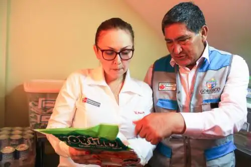 Viceministra de Prestaciones Sociales del Midis, Mónica Saavedra, supervisó funcionamiento de programas sociales en la región Huánuco. ANDINA/Difusión