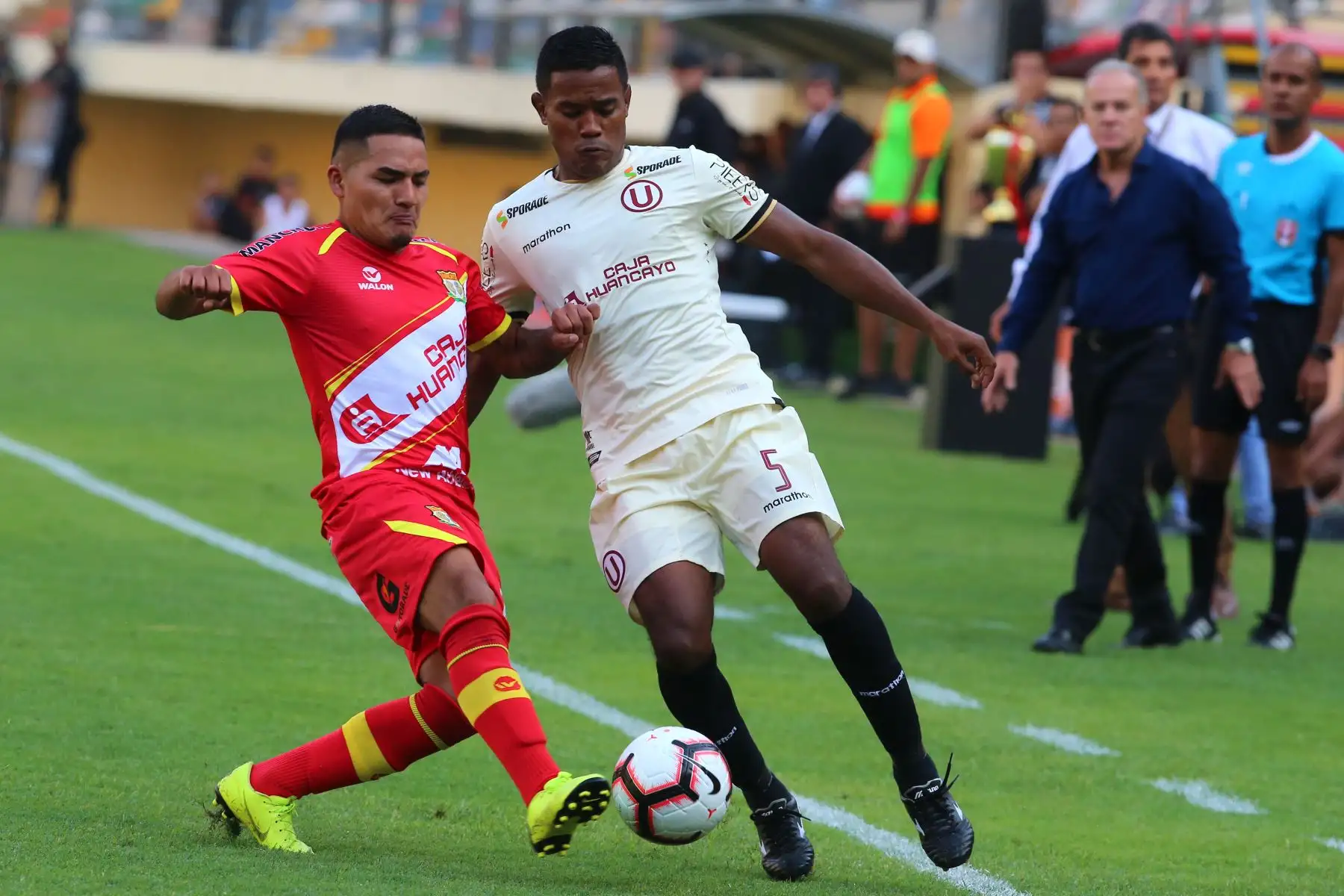 Universitario empató 1-1 ante Sport Huancayo, Foto: ANDINA/Vidal Tarqui