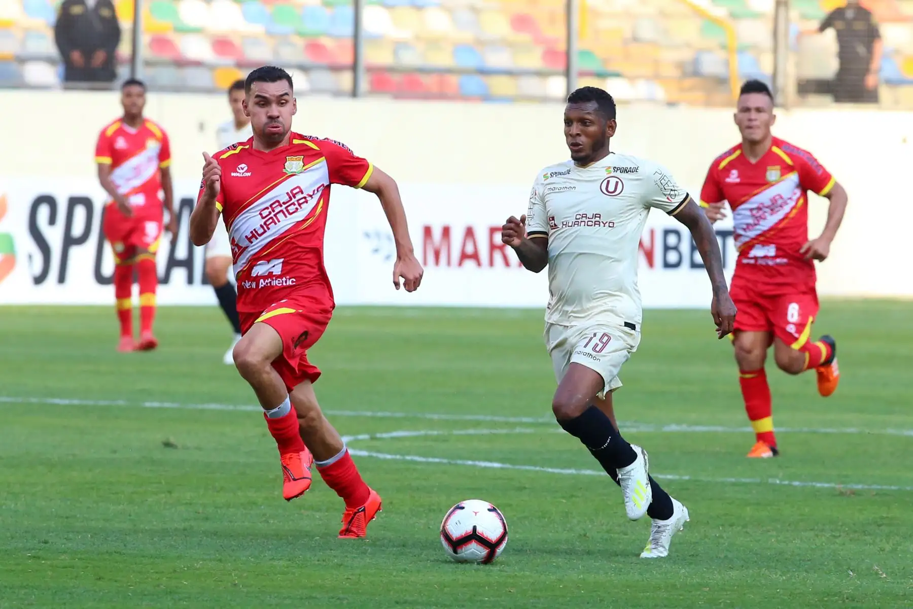 Universitario empató 1-1 ante Sport Huancayo, Foto: ANDINA/Vidal Tarqui