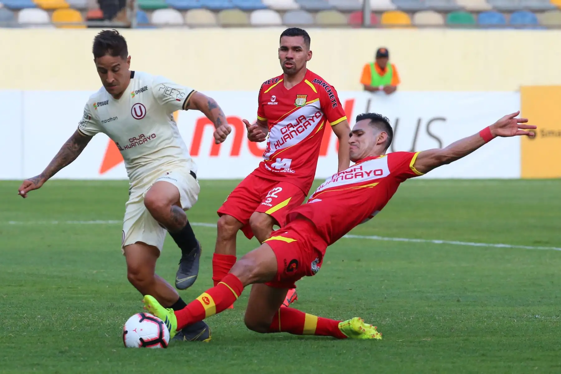 Universitario empató 1-1 ante Sport Huancayo, Foto: ANDINA/Vidal Tarqui
