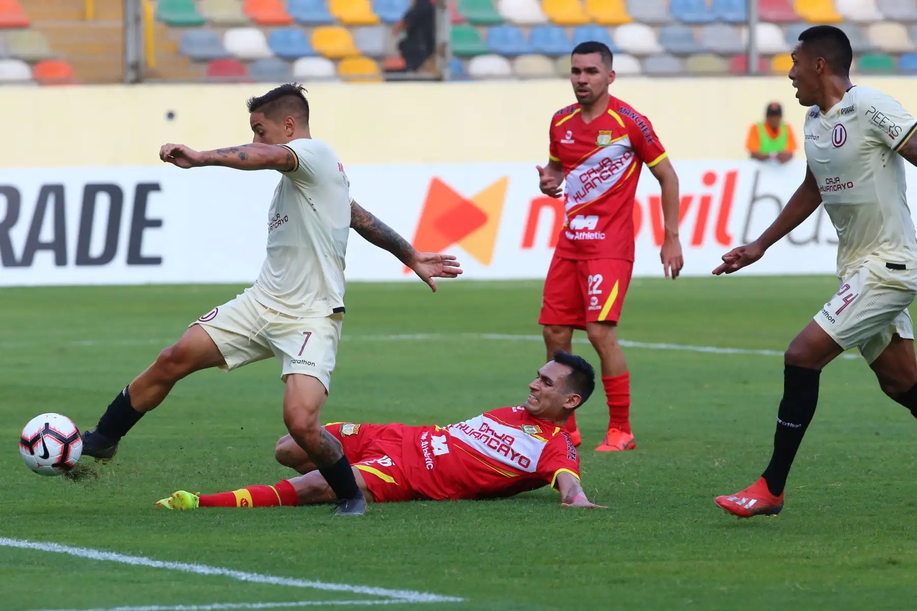 Universitario empató 1-1 ante Sport Huancayo, Foto: ANDINA/Vidal Tarqui