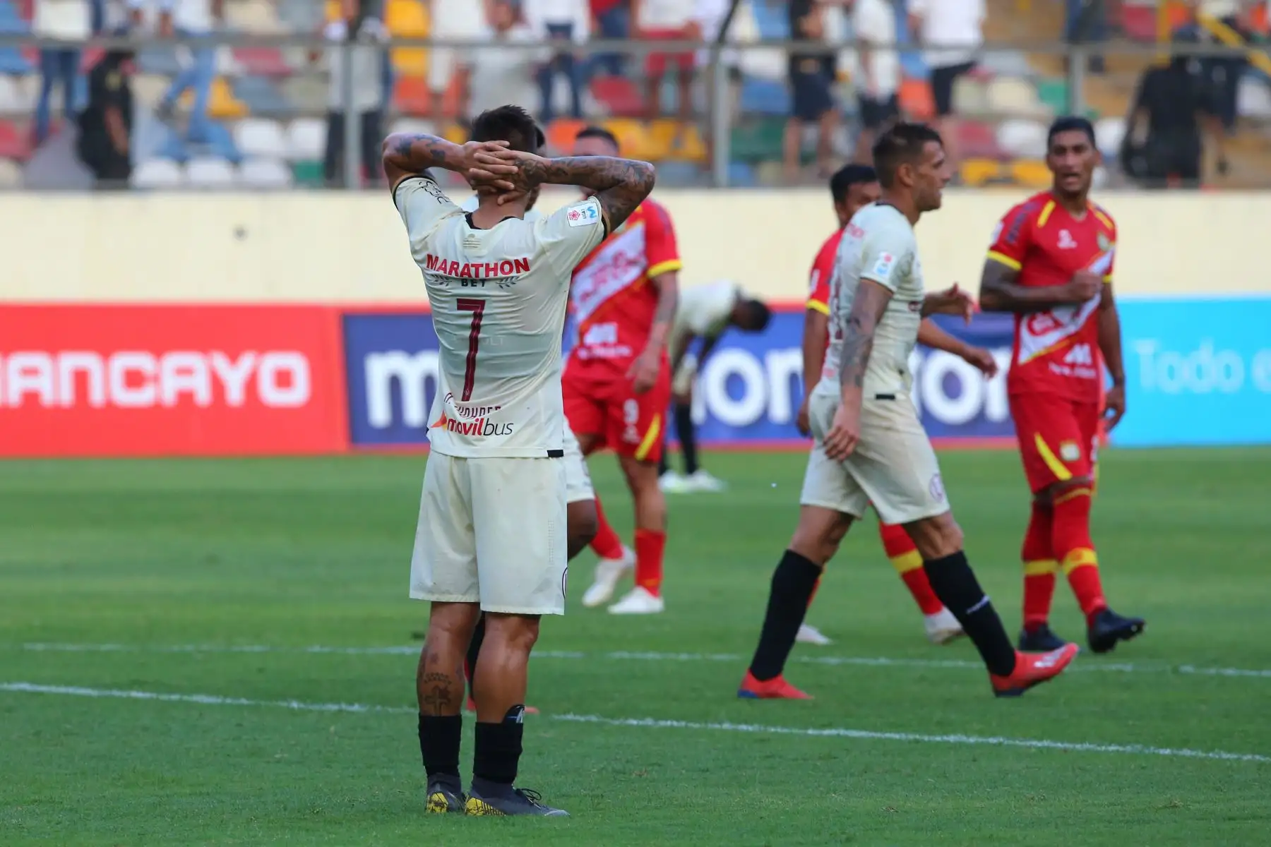 Universitario empató 1-1 ante Sport Huancayo, Foto: ANDINA/Vidal Tarqui