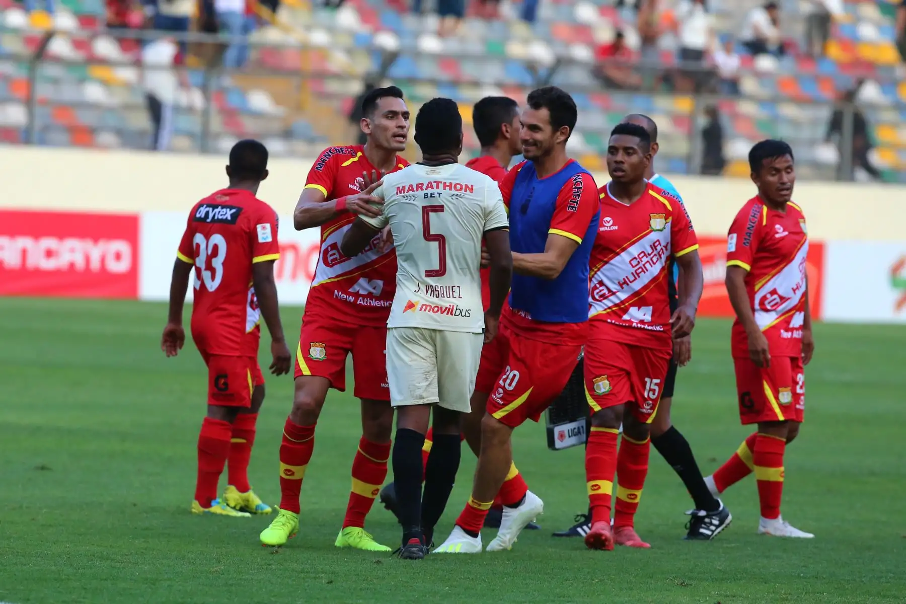 Universitario empató 1-1 ante Sport Huancayo, Foto: ANDINA/Vidal Tarqui