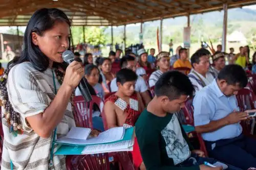 El Ministerio de Educación reconoció oficialmente el alfabeto de la lengua asheninka. Foto: CAAAP