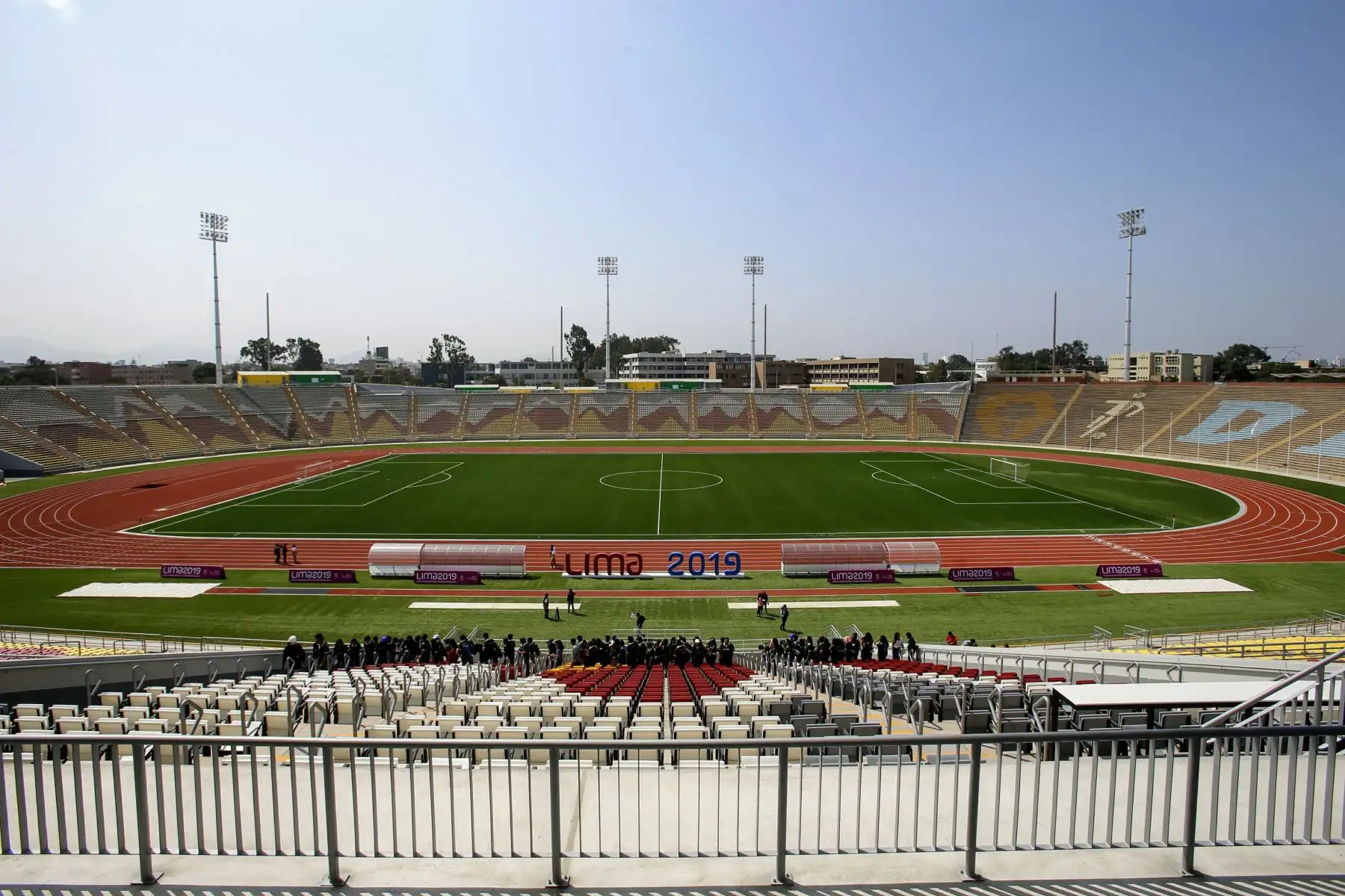 Panamericanos Lima 2019. Vista del estadio de la UNMSM, sede oficial de los Juegos Panamericanos y Parapanamericanos Lima 2019. Foto: ANDINA/Nathalie Sayago