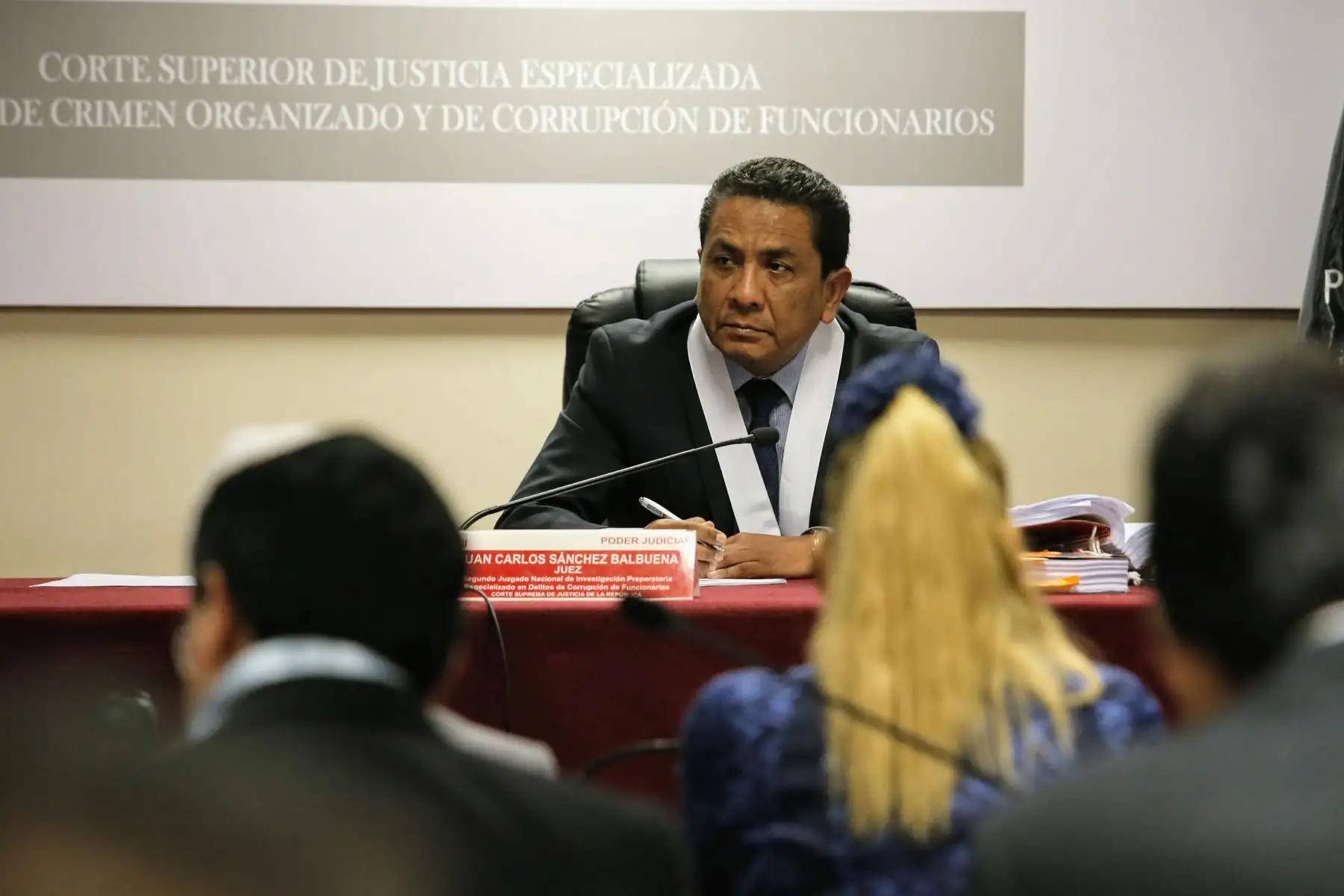 Audiencia para evaluar pedido de prisión preventiva contra el exministro de Transportes y Comunicaciones Enrique Cornejo. Foto: ANDINA/Nathalie Sayago