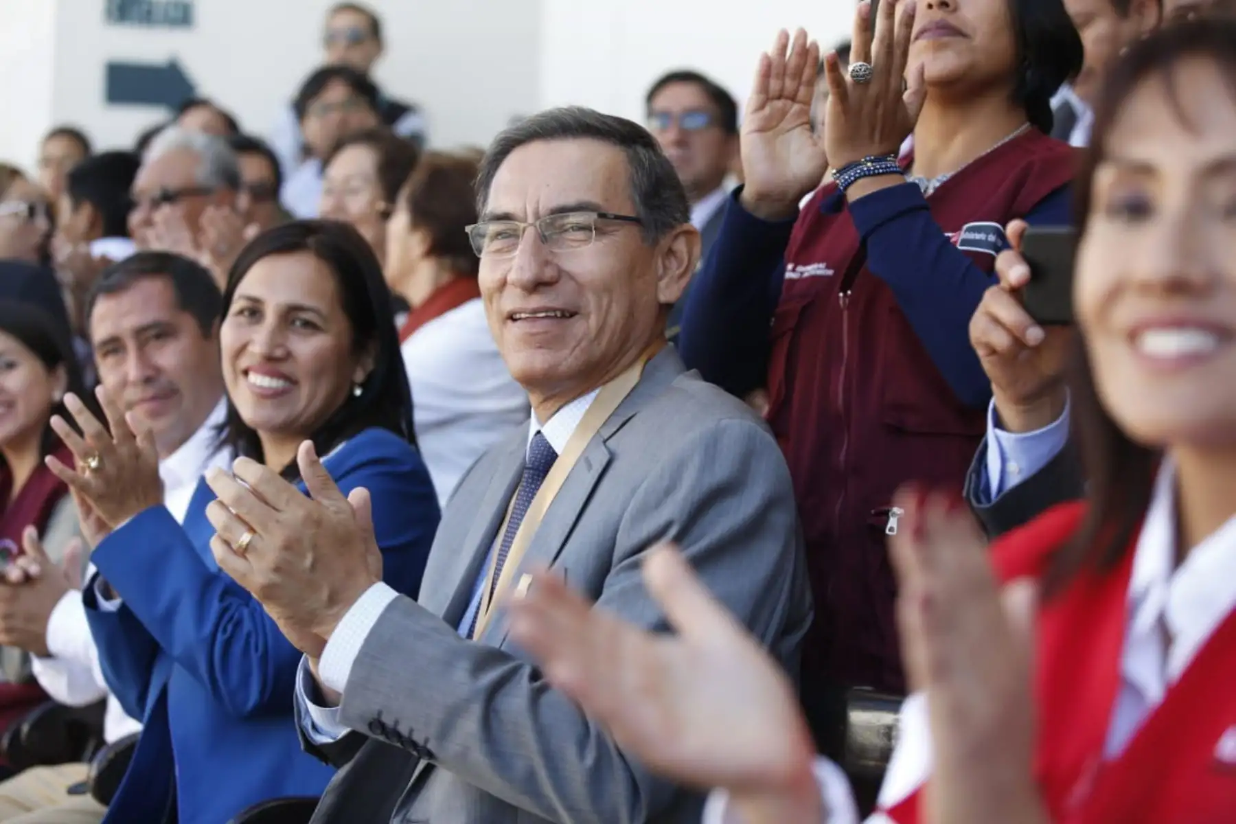 Jefe de Estado asiste a la celebración del 150 aniversario del colegio emblemático 2 de Mayo de Caraz (Áncash). Foto: ANDINA/Prensa Presidencia