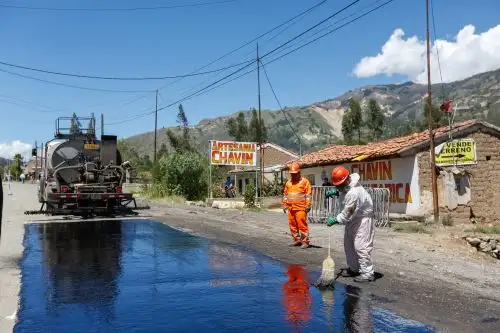 Reinicio de obras en la vía alterna a la carretera Central beneficiará a más de 140,000 pobladores de las regiones de Lima, Pasco y Huánuco. ANDINA/Prensa Presidencia